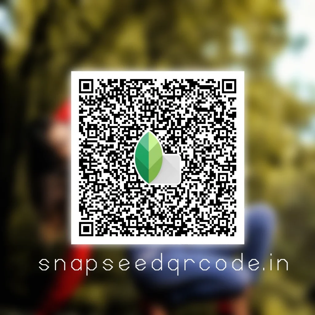 This Snapseed qr code add sharpness, sunlight effect on your photo and make beautiful